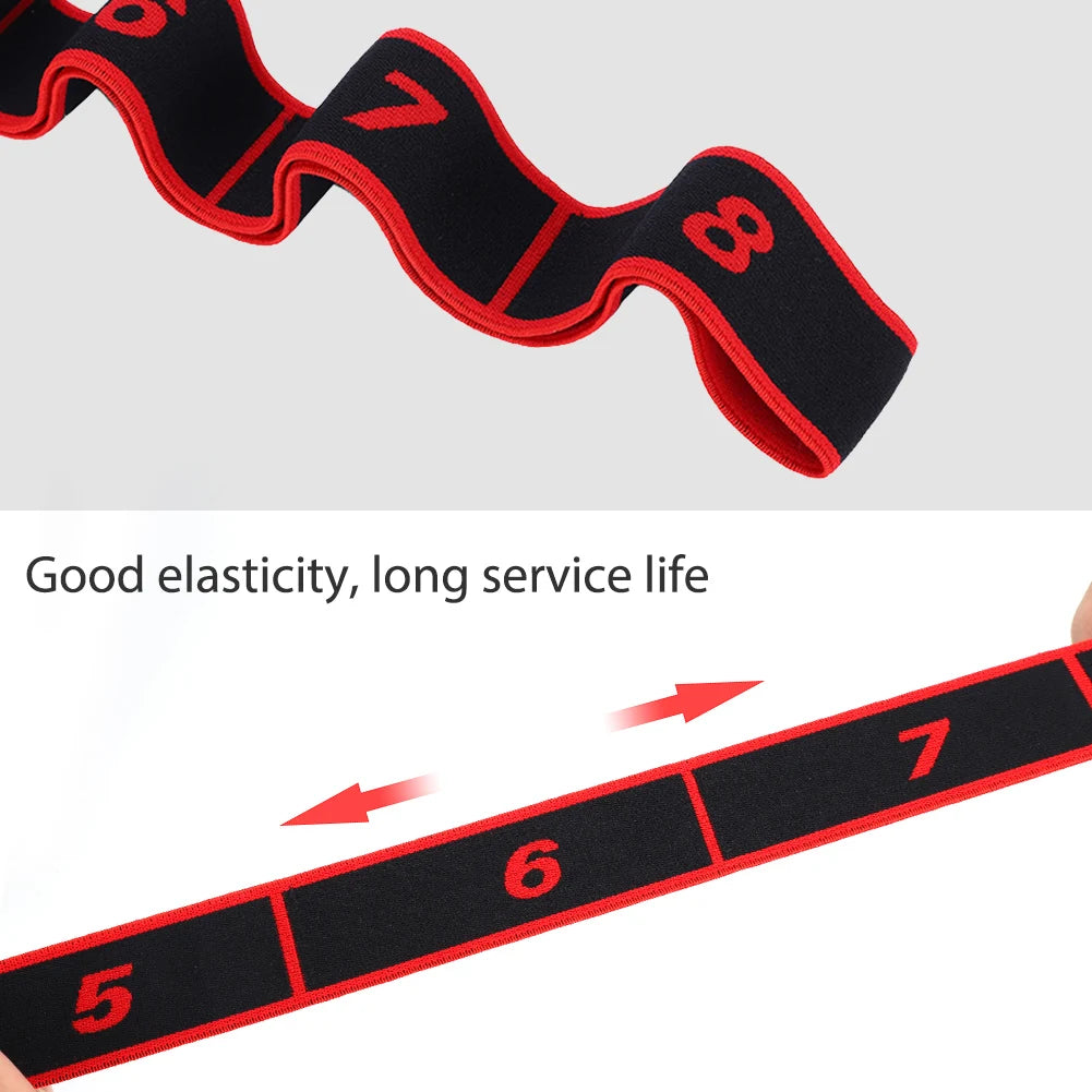 Latin Dance Stretch Belt Resistance Band Yoga Resistance Band Latin Dance Elastic Stretching Belt Fitness Exercise Pulling Strap